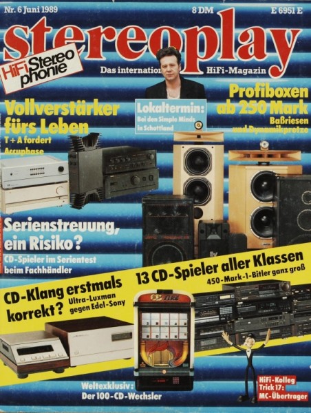 Stereoplay 6/1989 Zeitschrift