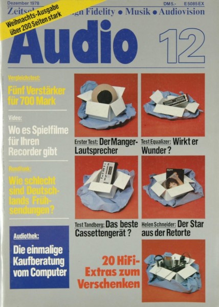 Audio 12/1978 Zeitschrift