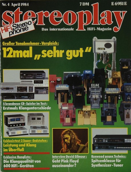Stereoplay 4/1984 Zeitschrift