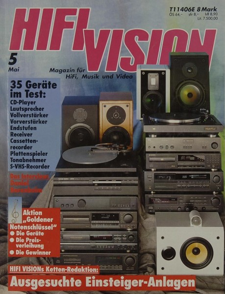 Hifi Vision 5/1992 Zeitschrift