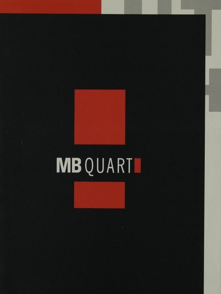 MB Quart Quart Brochure / Catalogue