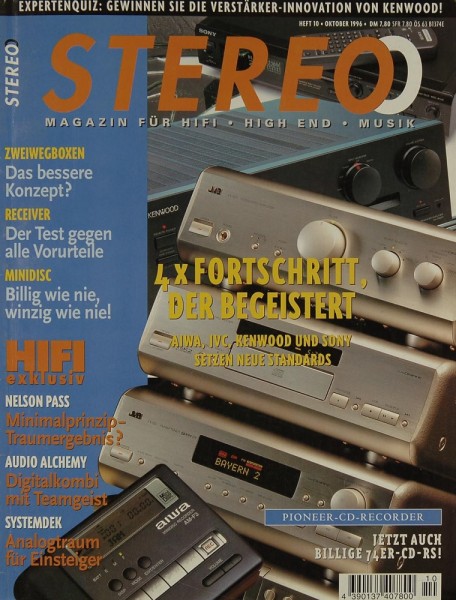Stereo 10/1996 Zeitschrift