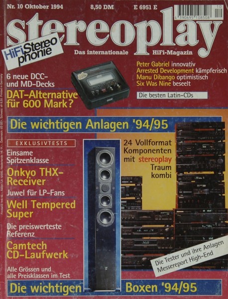 Stereoplay 10/1994 Zeitschrift