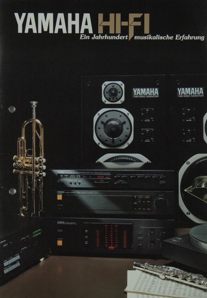 Yamaha HiFi - Ein Jahrhundert musikalische Erfahrung Brochure / Catalogue