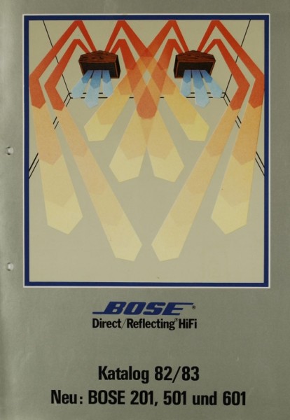 Bose Katalog 82/83 Prospekt / Katalog
