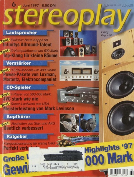 Stereoplay 6/1997 Zeitschrift