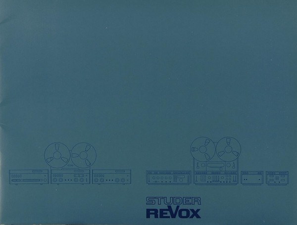 Revox Produktübersicht Brochure / Catalogue
