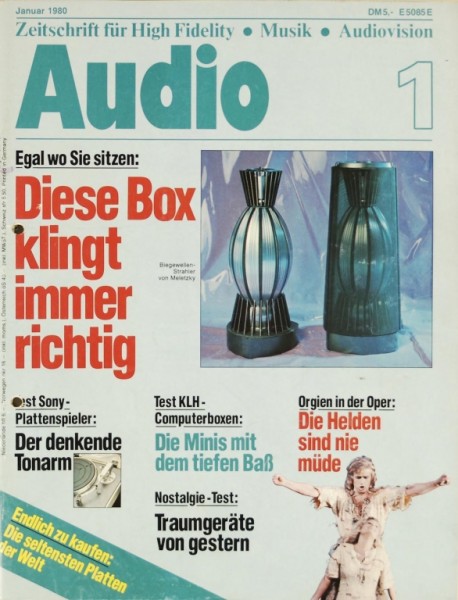Audio 1/1980 Zeitschrift