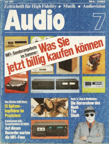 Audio 7/1981 Magazine