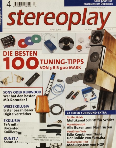 Stereoplay 4/2000 Zeitschrift