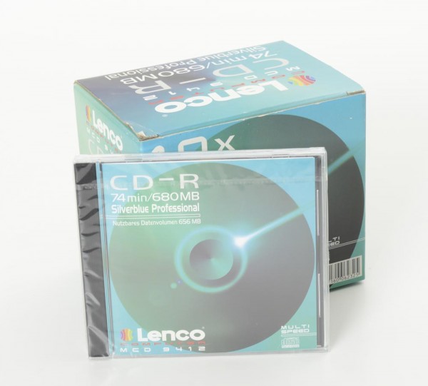Lenco MCD 9412 CD-R 74 min / 656 MB 9er Pack NEW