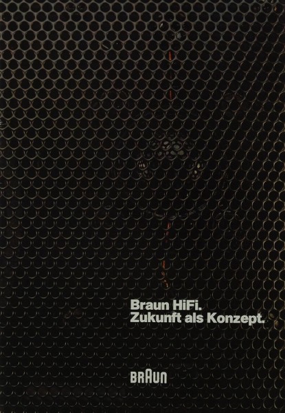 Braun Zukunft als Konzept 1982 Prospekt / Katalog