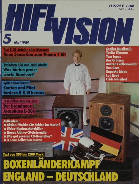 Hifi Vision 5/1989 Zeitschrift