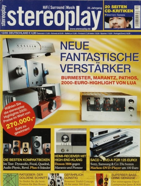 Stereoplay 12/2005 Zeitschrift