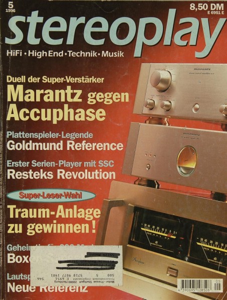 Stereoplay 5/1996 Zeitschrift