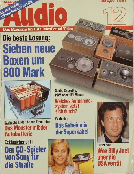 Audio 12/1984 Zeitschrift