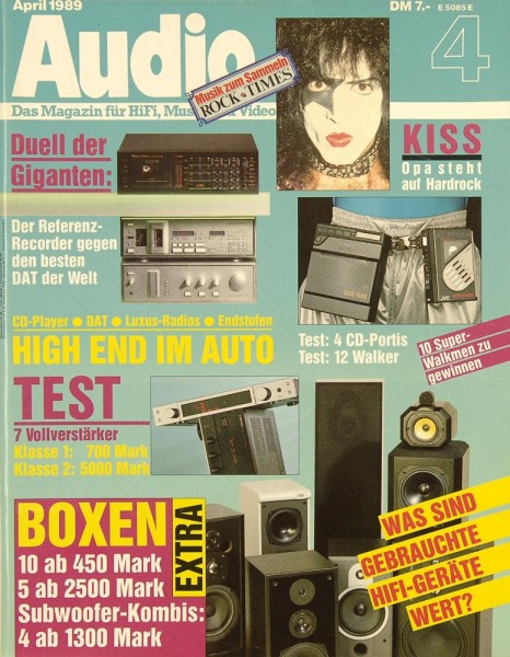 Audio 4/1989 Zeitschrift