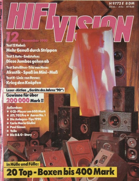 Hifi Vision 12/1990 Zeitschrift