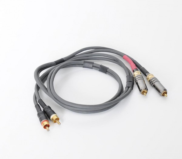 Device cable 1.0m with WBT 0108 RCA plugs