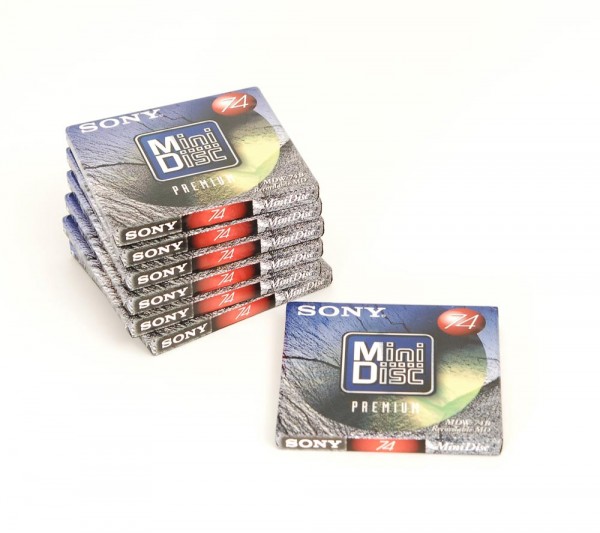 Sony MDW-74 B Premium Minidisc 7er Set NEU!