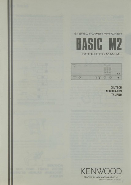 Kenwood Basic M 2 Manual