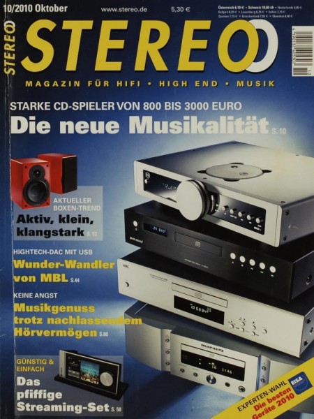 Stereo 10/2010 Zeitschrift
