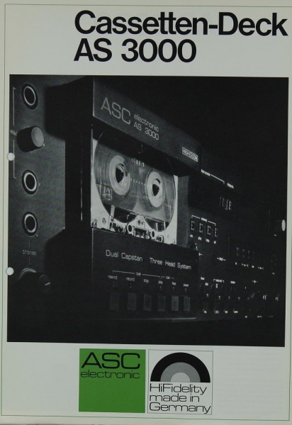 ASC AS 3000 Brochure / Catalogue