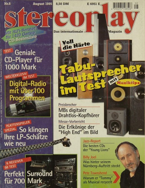 Stereoplay 8/1995 Zeitschrift