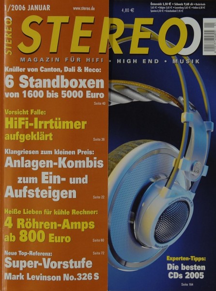 Stereo 1/2006 Zeitschrift