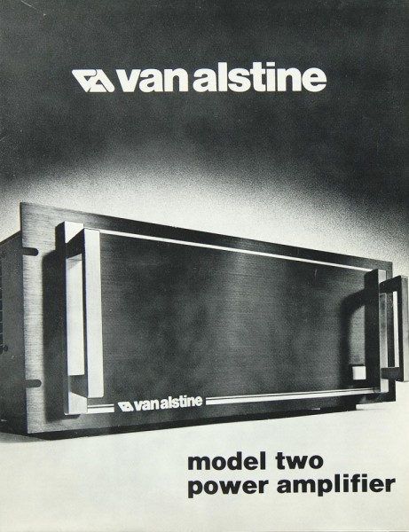 van alstine Model Two brochure / catalogue