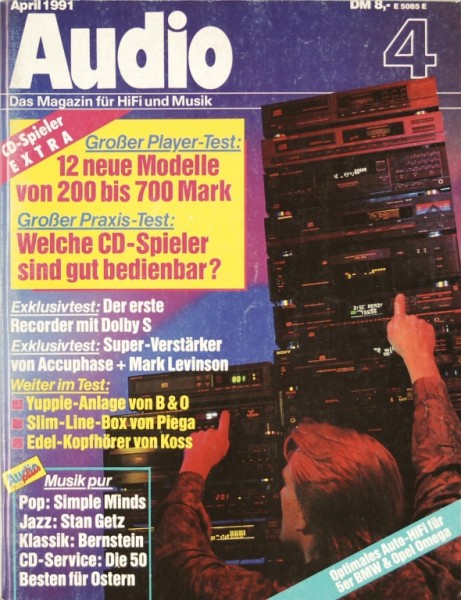 Audio 4/1991 Zeitschrift