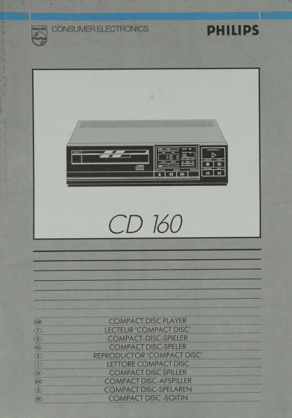 Philips CD 160 Manual