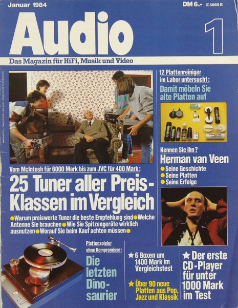 Audio 1/1984 Zeitschrift