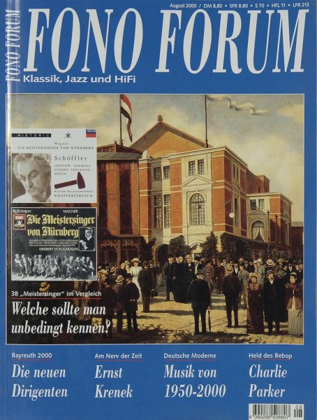 Fono Forum 8/2000 Zeitschrift