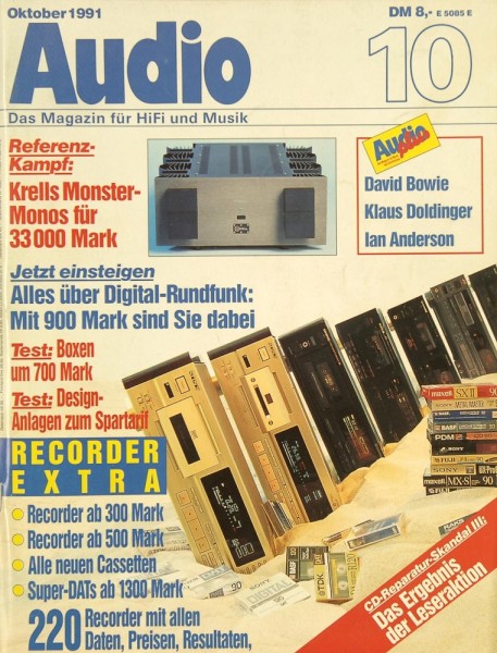 Audio 10/1991 Zeitschrift