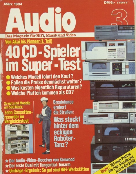 Audio 3/1984 Zeitschrift