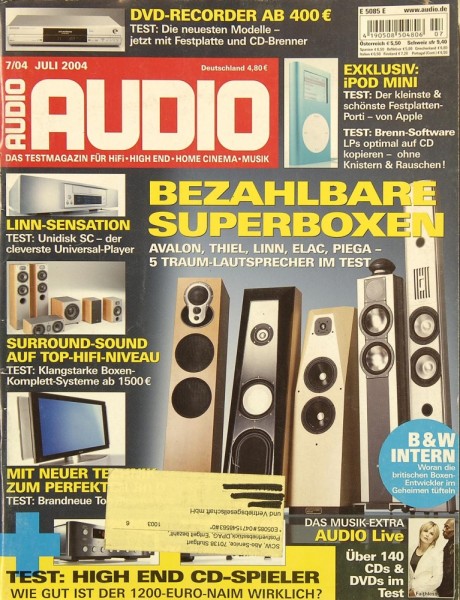 Audio 7/2004 Zeitschrift