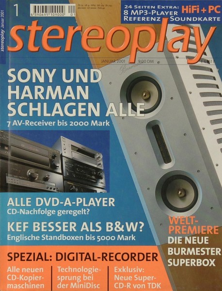 Stereoplay 1/2001 Zeitschrift