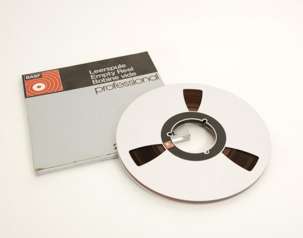 BASF 27 NAB tape reel with tape