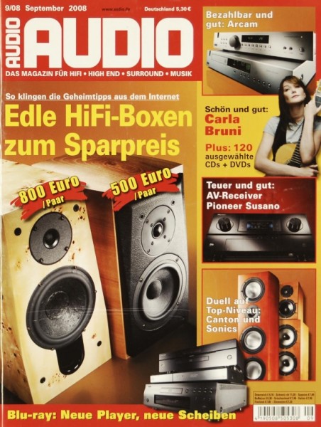 Audio 9/2008 Zeitschrift