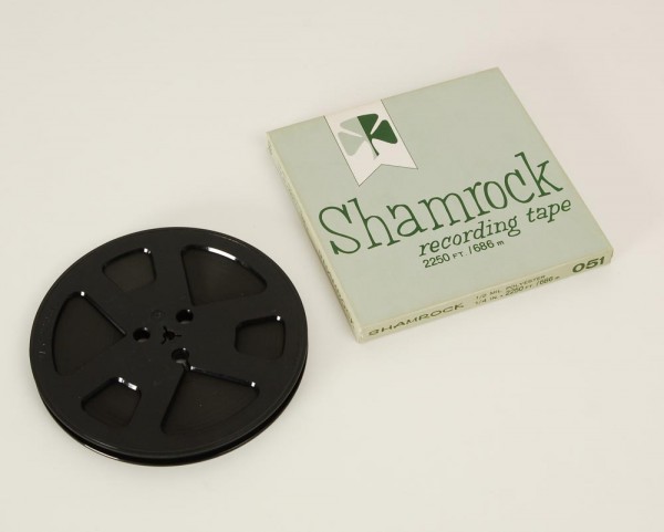 Shamrock 051 18er DIN Tonbandspule Kunststoff mit Band + OVP