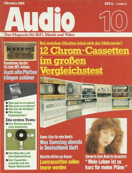 Audio 10/1982 Zeitschrift