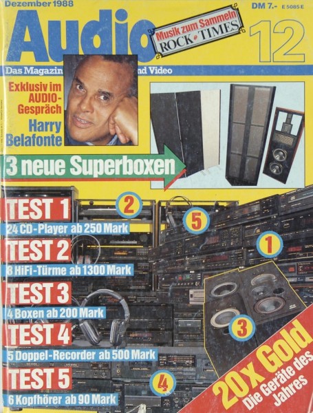 Audio 12/1988 Zeitschrift