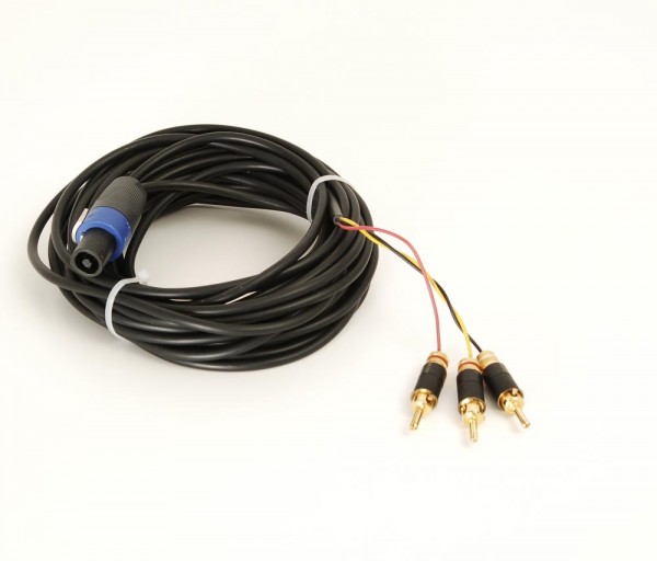 MJ Acoustics Speakon cable with WBT-0644 9.50 m