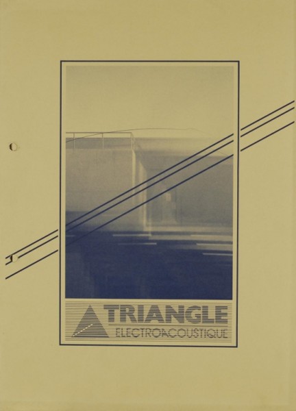 Triangle Electroacoustique Triangle Minimum / Transept / CX3E Brochure / Catalogue