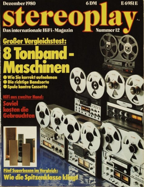 Stereoplay 12/1980 Zeitschrift