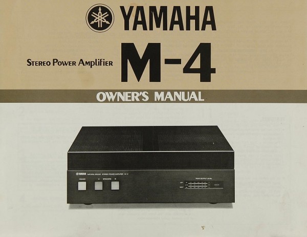 Yamaha M-4 User Guide