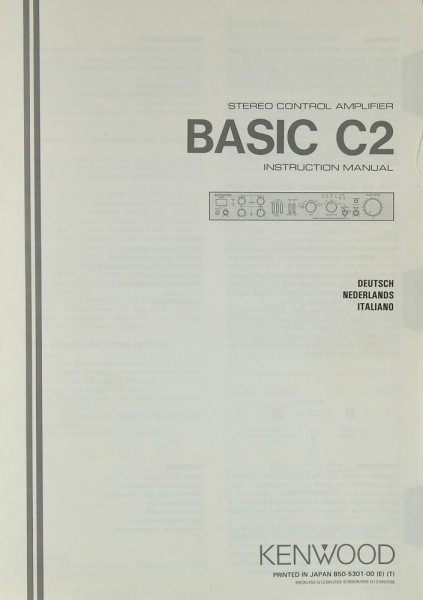 Kenwood Basic C2 Manual