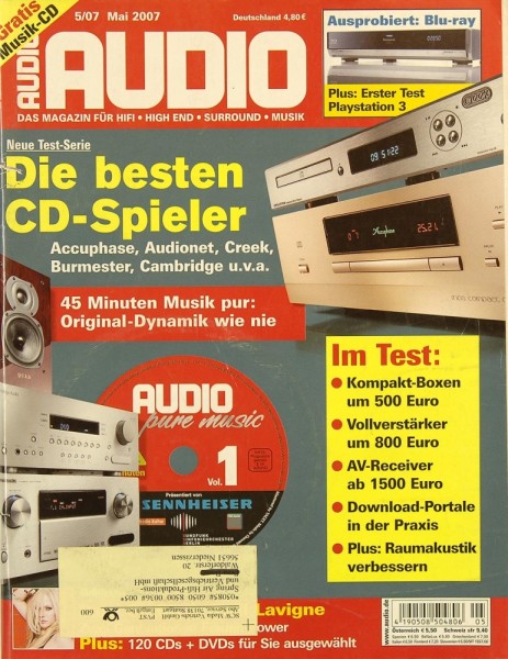Audio 5/2007 Zeitschrift