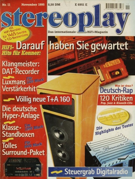 Stereoplay 11/1995 Zeitschrift